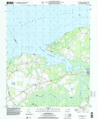 Download a high-resolution, GPS-compatible USGS topo map for Columbia West, NC (2001 edition)
