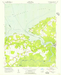 Download a high-resolution, GPS-compatible USGS topo map for Columbia West, NC (1956 edition)