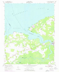 Download a high-resolution, GPS-compatible USGS topo map for Columbia West, NC (1977 edition)