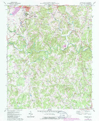 Download a high-resolution, GPS-compatible USGS topo map for Concord SE, NC (1987 edition)