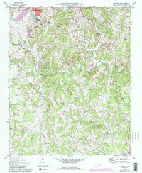 Download a high-resolution, GPS-compatible USGS topo map for Concord SE, NC (1987 edition)