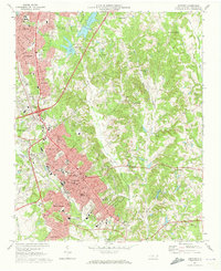 Download a high-resolution, GPS-compatible USGS topo map for Concord, NC (1973 edition)