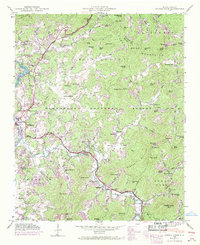 Download a high-resolution, GPS-compatible USGS topo map for Corbin Knob, NC (1970 edition)