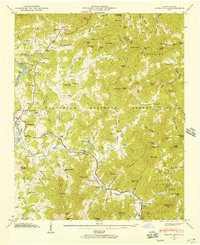 Download a high-resolution, GPS-compatible USGS topo map for Corbin Knob, NC (1957 edition)