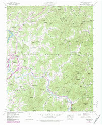 Download a high-resolution, GPS-compatible USGS topo map for Corbin Knob, NC (1978 edition)