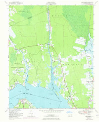 Download a high-resolution, GPS-compatible USGS topo map for Core Creek, NC (1973 edition)
