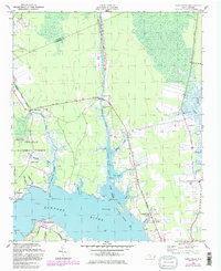 preview thumbnail of historical topo map of Carteret County, NC in 1949