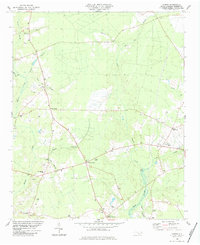 preview thumbnail of historical topo map of Pender County, NC in 1984