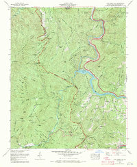 Download a high-resolution, GPS-compatible USGS topo map for Cove Creek Gap, NC (1970 edition)