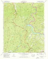 Download a high-resolution, GPS-compatible USGS topo map for Cove Creek Gap, NC (1971 edition)