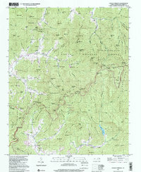 Download a high-resolution, GPS-compatible USGS topo map for Craggy Pinnacle, NC (2001 edition)