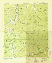 Download a high-resolution, GPS-compatible USGS topo map for Craggy Pinnacle, NC (1935 edition)