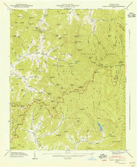Download a high-resolution, GPS-compatible USGS topo map for Craggy Pinnacle, NC (1947 edition)
