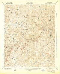 Download a high-resolution, GPS-compatible USGS topo map for Craggy Pinnacle, NC (1947 edition)