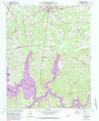 Download a high-resolution, GPS-compatible USGS topo map for Creedmoor, NC (1987 edition)