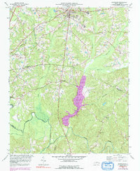 Download a high-resolution, GPS-compatible USGS topo map for Creedmoor, NC (1992 edition)