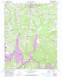 Download a high-resolution, GPS-compatible USGS topo map for Creedmoor, NC (1992 edition)