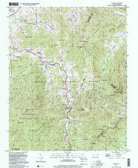 Download a high-resolution, GPS-compatible USGS topo map for Cruso, NC (2001 edition)