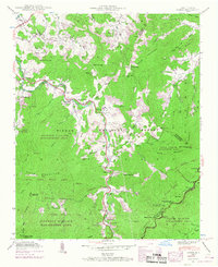 Download a high-resolution, GPS-compatible USGS topo map for Cruso, NC (1968 edition)