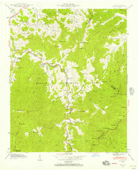 Download a high-resolution, GPS-compatible USGS topo map for Cruso, NC (1957 edition)
