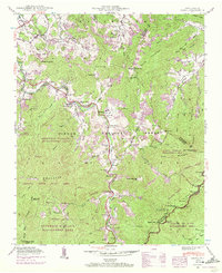 Download a high-resolution, GPS-compatible USGS topo map for Cruso, NC (1972 edition)