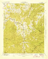 Download a high-resolution, GPS-compatible USGS topo map for Cruso, NC (1942 edition)