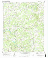 Download a high-resolution, GPS-compatible USGS topo map for Crutchfield Crossroads, NC (1976 edition)