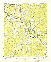 Download a high-resolution, GPS-compatible USGS topo map for Cullowhee, NC (1935 edition)