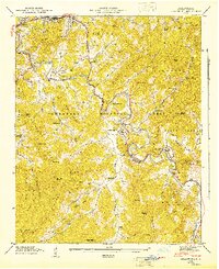 preview thumbnail of historical topo map of Cullowhee, NC in 1946