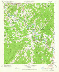 Download a high-resolution, GPS-compatible USGS topo map for Cullowhee, NC (1966 edition)
