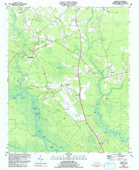 Download a high-resolution, GPS-compatible USGS topo map for Currie, NC (1992 edition)