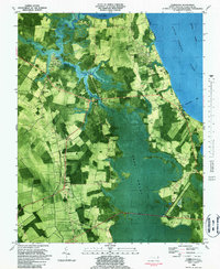 Download a high-resolution, GPS-compatible USGS topo map for Currituck, NC (1987 edition)