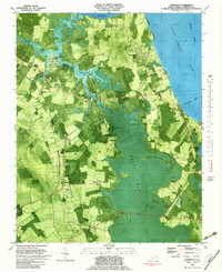 preview thumbnail of historical topo map of Currituck County, NC in 1982