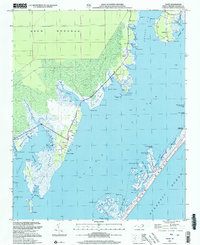 Download a high-resolution, GPS-compatible USGS topo map for Davis, NC (2002 edition)