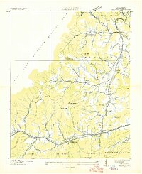 Download a high-resolution, GPS-compatible USGS topo map for Dellwood, NC (1935 edition)