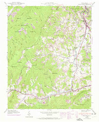 Download a high-resolution, GPS-compatible USGS topo map for Dellwood, NC (1974 edition)