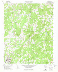 Download a high-resolution, GPS-compatible USGS topo map for Denton, NC (1981 edition)