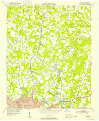Download a high-resolution, GPS-compatible USGS topo map for Derita, NC (1952 edition)