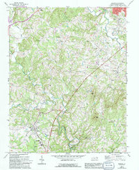 Download a high-resolution, GPS-compatible USGS topo map for Dobson, NC (1994 edition)