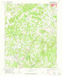 Download a high-resolution, GPS-compatible USGS topo map for Dobson, NC (1973 edition)