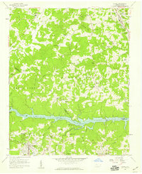 1956 Map of Drexel, 1959 Print