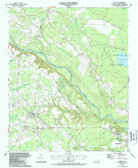 Download a high-resolution, GPS-compatible USGS topo map for Dublin, NC (1987 edition)