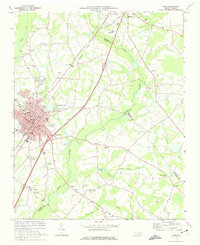 Download a high-resolution, GPS-compatible USGS topo map for Dunn, NC (1975 edition)