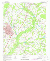 Download a high-resolution, GPS-compatible USGS topo map for Dunn, NC (1982 edition)