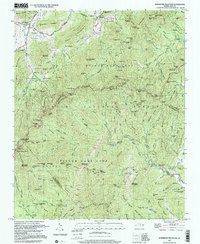 Download a high-resolution, GPS-compatible USGS topo map for Dunsmore Mountain, NC (2001 edition)