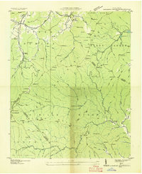 Download a high-resolution, GPS-compatible USGS topo map for Dunsmore Mountain, NC (1936 edition)