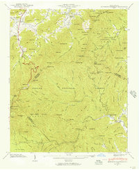 Download a high-resolution, GPS-compatible USGS topo map for Dunsmore Mountain, NC (1957 edition)