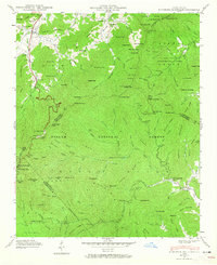 Download a high-resolution, GPS-compatible USGS topo map for Dunsmore Mountain, NC (1965 edition)