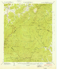 Download a high-resolution, GPS-compatible USGS topo map for Dunsmore Mountain, NC (1943 edition)