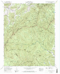 Download a high-resolution, GPS-compatible USGS topo map for Dunsmore Mountain, NC (1975 edition)